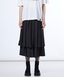 新品　DOUBLE STANDARD CLOTHINGプリーツロングスカート　黒 2025年最新】DOUBLE STANDARD CLOTHING カラー：ブラック系