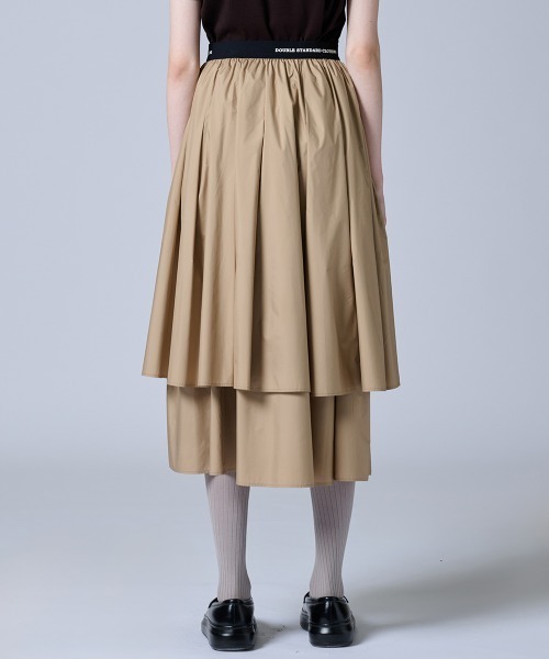 DOUBLE STANDARD CLOTHING(ダブルスタンダードクロージング)の「タフタレイヤードスカート(スカート・レディース・ブラウン/ベージュ・38/36)」の13枚目の写真