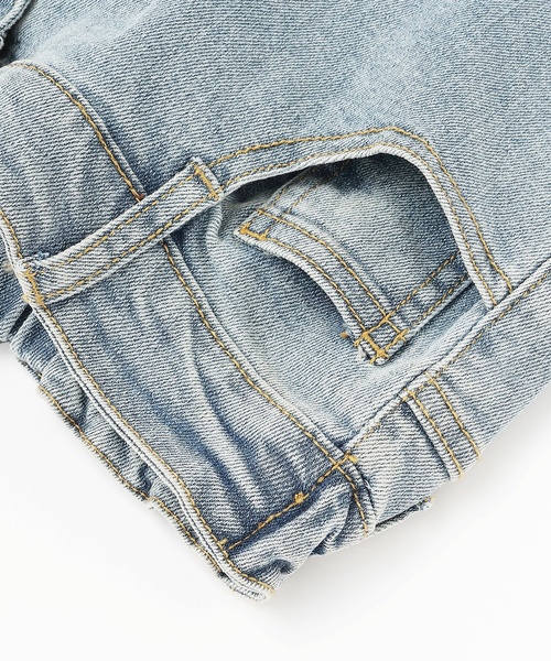 LOVETOXIC(ラブトキシック)の「【LTXC】デニム2WAYオールインワン(つなぎ/オールインワン・キッズ・ブルー/ブラック・M:150cm/L:160cm/S:140cm/130cm)」の13枚目の写真