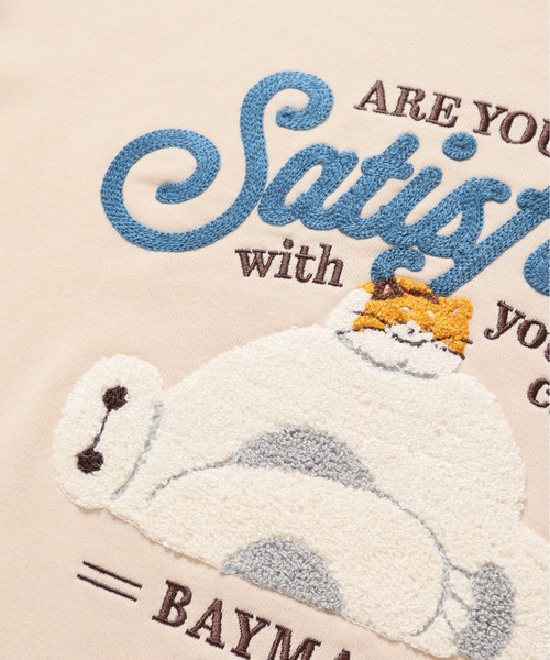Disney(ディズニー)の「【DISNEY/ディズニー】ミッキーマウス・ベイマックス 裏毛サガラ刺繍スウェット(BOXシルエット)(スウェット・レディース・ダークグレー/ダークグリーン/オレンジ/ベージュ・LARGE/MEDIUM)」の17枚目の写真