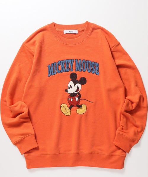 Disney(ディズニー)の「【DISNEY/ディズニー】ミッキーマウス・ベイマックス 裏毛サガラ刺繍スウェット(BOXシルエット)(スウェット・レディース・ダークグレー/ダークグリーン/オレンジ/ベージュ・LARGE/MEDIUM)」の11枚目の写真