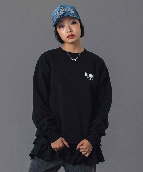 ANONYMITY CREWNECK SWEAT TOP（スウェット）｜X-girl（エックスガール