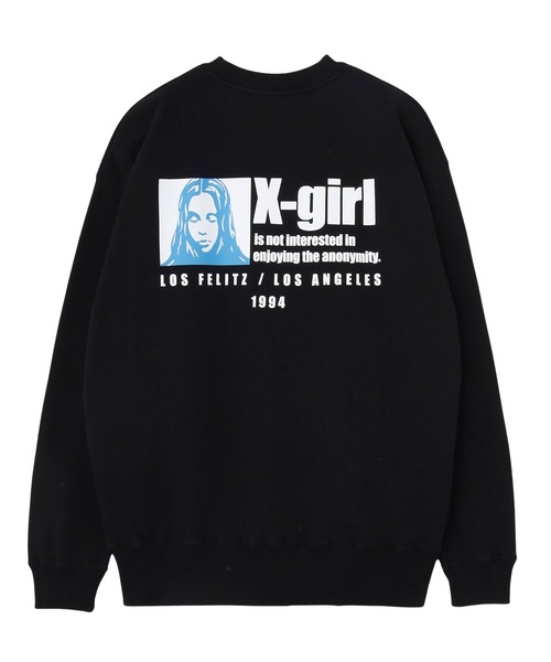 ANONYMITY CREWNECK SWEAT TOP（スウェット）｜X-girl（エックスガール