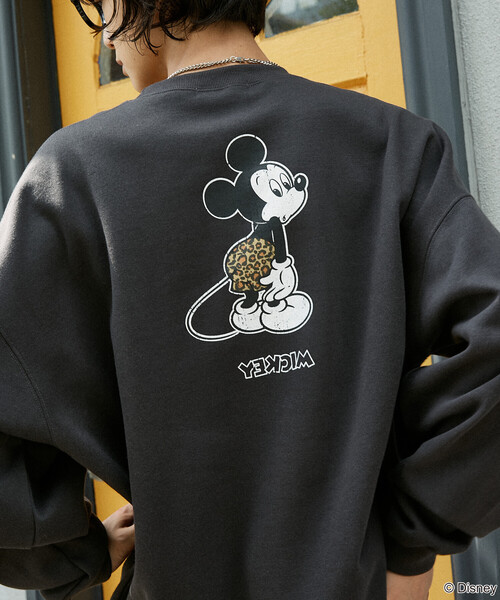 PUBLUX/パブリュクス 別注 MICKEY MOUCE GRAPHIC SWEAT/ミッキー
