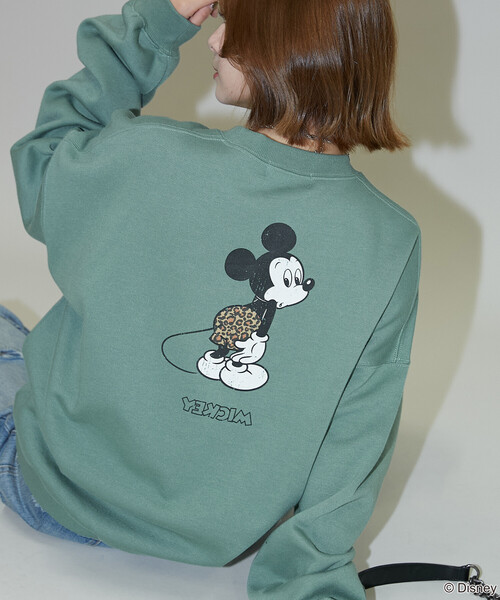 セール】PUBLUX/パブリュクス 別注 MICKEY MOUCE GRAPHIC SWEAT