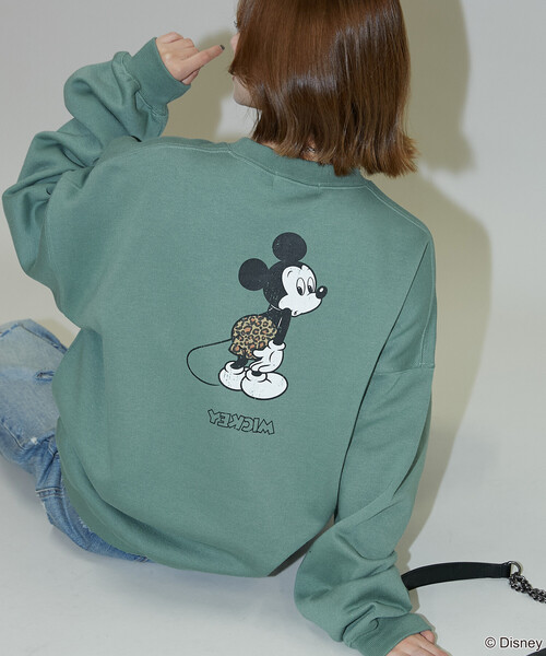 セール】PUBLUX/パブリュクス 別注 MICKEY MOUCE GRAPHIC SWEAT