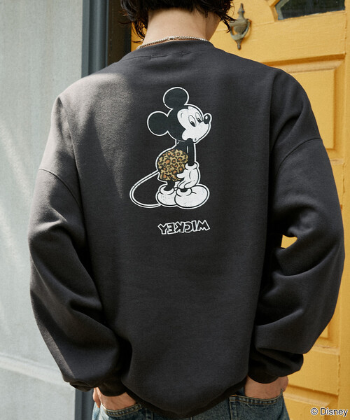 セール】PUBLUX/パブリュクス 別注 MICKEY MOUCE GRAPHIC SWEAT