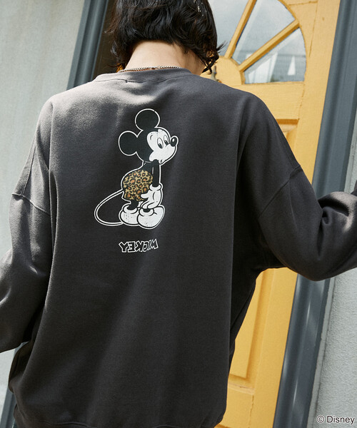 セール】PUBLUX/パブリュクス 別注 MICKEY MOUCE GRAPHIC SWEAT