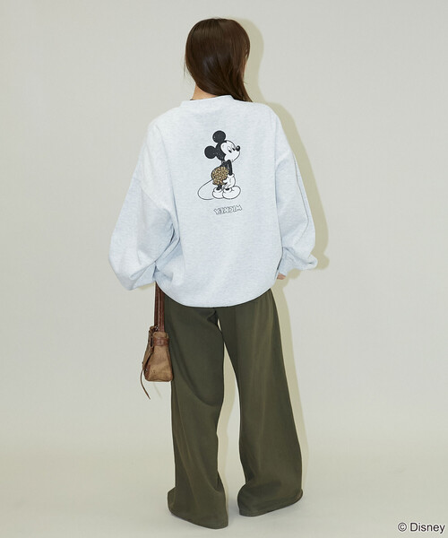 セール】PUBLUX/パブリュクス 別注 MICKEY MOUCE GRAPHIC SWEAT
