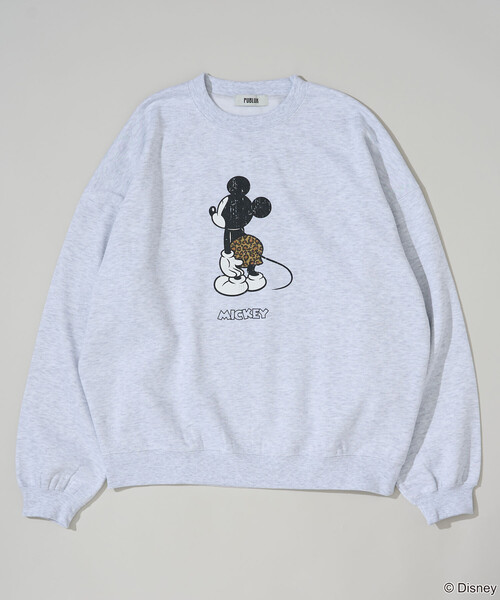 セール】PUBLUX/パブリュクス 別注 MICKEY MOUCE GRAPHIC SWEAT