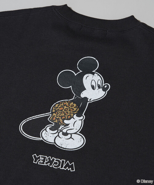 トップス Mickey Design Sweat 楽天市場】HOUSTON / ヒューストン 22257 【HOUSTON】 MICKEY MOUSE C