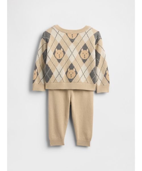 GAP(ギャップ)の「ブラナンベア ニットコーデセット (ベビー)(セットアップ・キッズ・ベージュ・90cm/80cm/60cm/70cm)」の2枚目の写真