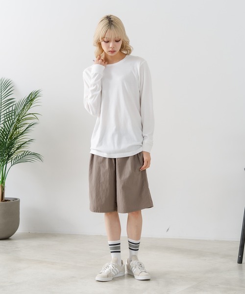 HANES（ヘインズ）の「【HANES/ヘインズ】【日本人の体型に合わせたシルエットで絶妙なフィット感】JAPANFIT クルーネック Tシャツ 長袖 アソートセット H5440（Tシャツ/カットソー・メンズ・ホワイト・X-LARGE/LARGE/MEDIUM/SMALL）」の13枚目の写真