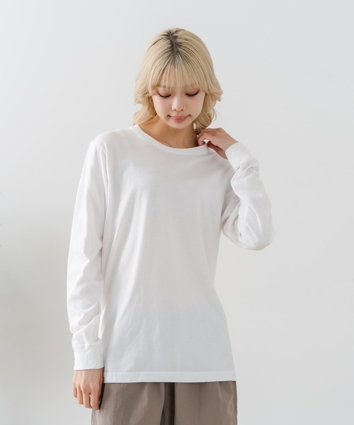 HANES（ヘインズ）の「【HANES/ヘインズ】【日本人の体型に合わせたシルエットで絶妙なフィット感】JAPANFIT クルーネック Tシャツ 長袖 アソートセット H5440（Tシャツ/カットソー・メンズ・ホワイト・X-LARGE/LARGE/MEDIUM/SMALL）」の19枚目の写真