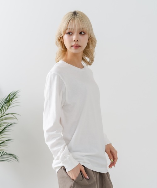HANES（ヘインズ）の「【HANES/ヘインズ】【日本人の体型に合わせたシルエットで絶妙なフィット感】JAPANFIT クルーネック Tシャツ 長袖 アソートセット H5440（Tシャツ/カットソー・メンズ・ホワイト・X-LARGE/LARGE/MEDIUM/SMALL）」の22枚目の写真