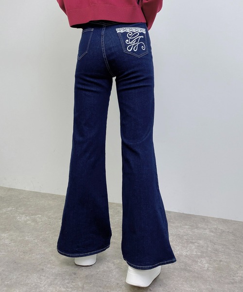 【月末限定最終価格】ブリオーニ　刺繍ロゴ ブルーデニムパンツ　ジーンズ 楽天市場】SALOON EXPRESS サルーンエクスプレス 刺繍入りストレッチ