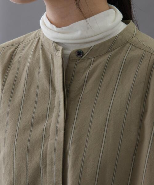 FORK&SPOON（フォークアンドスプーン）の「FORK&SPOON　ベア天竺タートルネックカットソー（Tシャツ/カットソー・レディース・オフホワイト/グレー/ブラック/ホワイト系その他・1）」の2枚目の写真