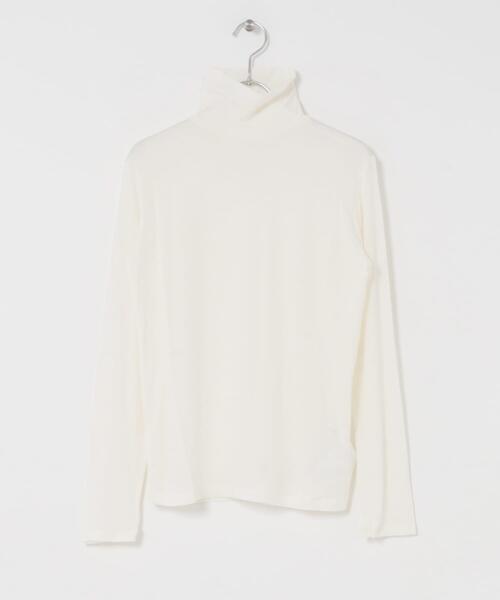 FORK&SPOON（フォークアンドスプーン）の「FORK&SPOON　ベア天竺タートルネックカットソー（Tシャツ/カットソー・レディース・オフホワイト/グレー/ブラック/ホワイト系その他・1）」の7枚目の写真