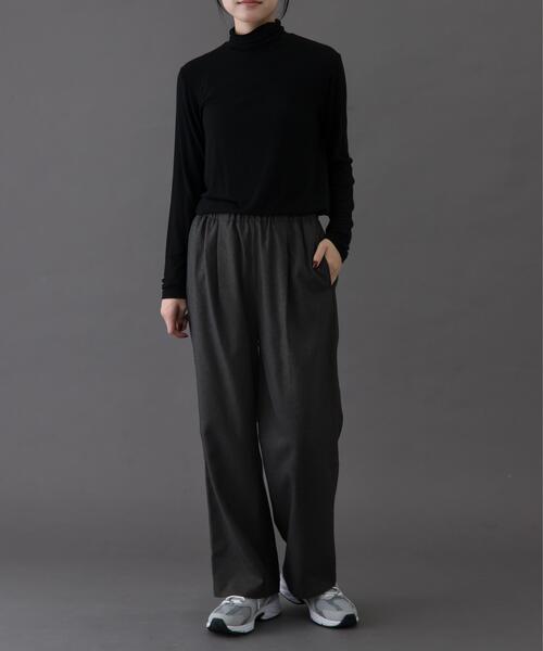 FORK&SPOON（フォークアンドスプーン）の「FORK&SPOON　ベア天竺タートルネックカットソー（Tシャツ/カットソー・レディース・オフホワイト/グレー/ブラック/ホワイト系その他・1）」の14枚目の写真