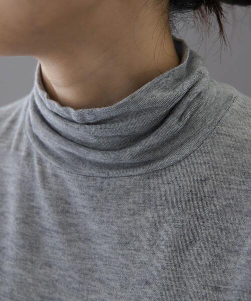FORK&SPOON（フォークアンドスプーン）の「FORK&SPOON　ベア天竺タートルネックカットソー（Tシャツ/カットソー・レディース・オフホワイト/グレー/ブラック/ホワイト系その他・1）」の21枚目の写真