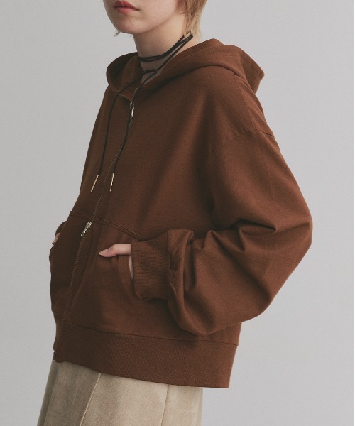 セール】ダブルジップ スウェットパーカー（パーカー）｜ad thie