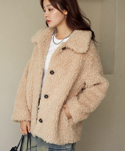 セール】PUBLUX/パブリュクス プードルファーコート 限定展開（その他