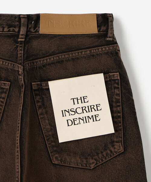 INSCRIRE | 5ポケット バギーデニム WOMEN（デニムパンツ）｜INSCRIRE