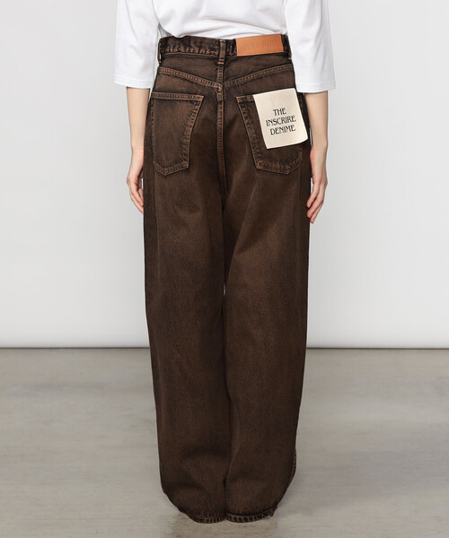INSCRIRE | 5ポケット バギーデニム WOMEN（デニムパンツ）｜INSCRIRE