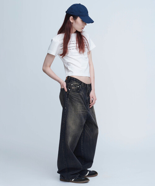 INSCRIRE | 5ポケット バギーデニム WOMEN（デニムパンツ）｜INSCRIRE