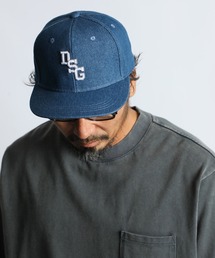 The DUFFER of ST.GEORGE | DUFFER ORIGINAL DENIM FLAT VISOR CAP：デニム フラットバイザーキャップ(キャップ)
