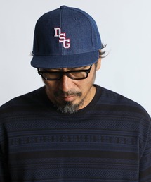 The DUFFER of ST.GEORGE（ザダファーオブセントジョージ）の「DUFFER ORIGINAL DENIM FLAT VISOR CAP：デニム フラットバイザーキャップ（キャップ）」