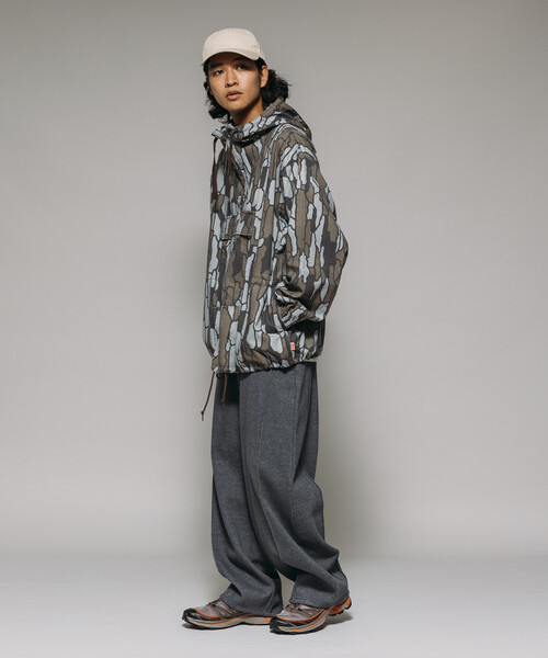 セール】HINSON/ヒンソン カモフラ アノラックパーカー/リラックス