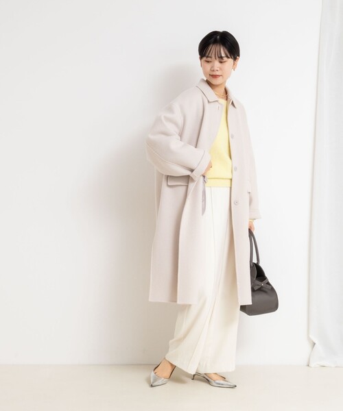 SUPER140リバーステンカラーコート（ステンカラーコート