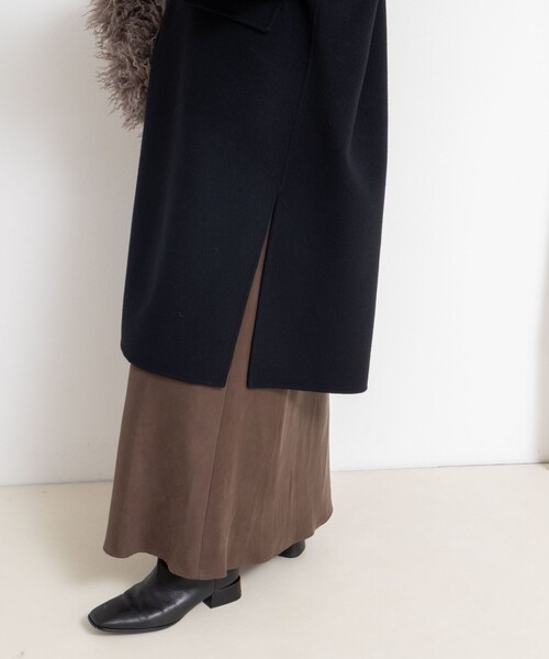 NOLLEY’S Sophi(ノーリーズソフィ)の「SUPER140リバーステンカラーコート(ステンカラーコート・レディース・ブラック/カーキ/ベージュ・38/36)」の11枚目の写真