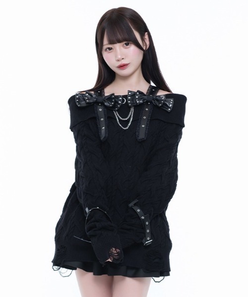 TRAVAS TOKYO Sailor collor emblemセーラーニット TRAVAS TOKYO - TRAVAS TOKYO Sailor collor emblemセーラーニットの