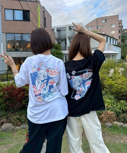 チュウカタベタイ(チュウカタベタイ)の「サンレモコラボTシャツ/白(Tシャツ/カットソー・レディース・ホワイト・M/L/XL)」の7枚目の写真