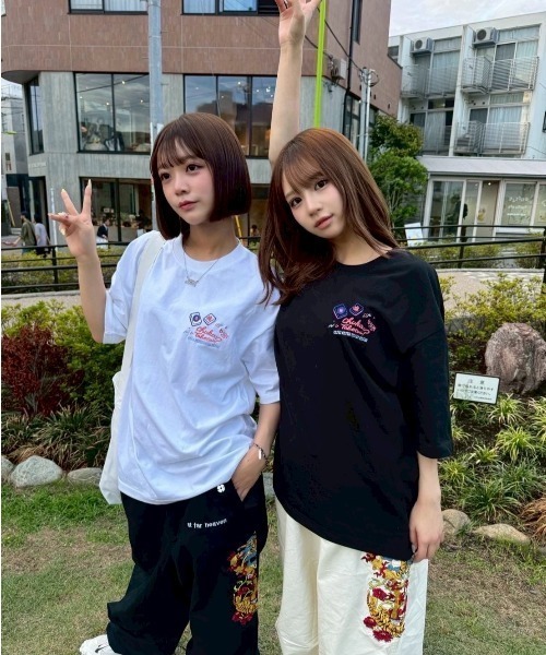 チュウカタベタイ(チュウカタベタイ)の「サンレモコラボTシャツ/白(Tシャツ/カットソー・レディース・ホワイト・M/L/XL)」の5枚目の写真