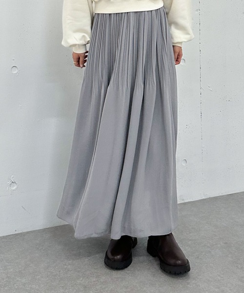 セール】ランダムプリーツフレアスカート（スカート）｜archives