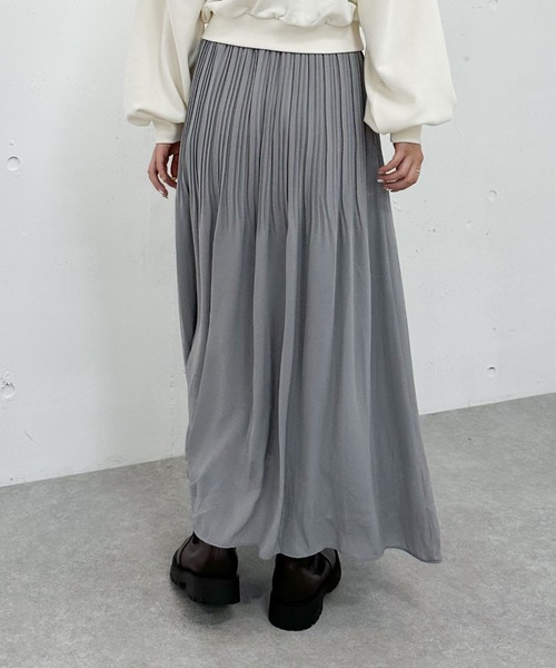 セール】ランダムプリーツフレアスカート（スカート）｜archives