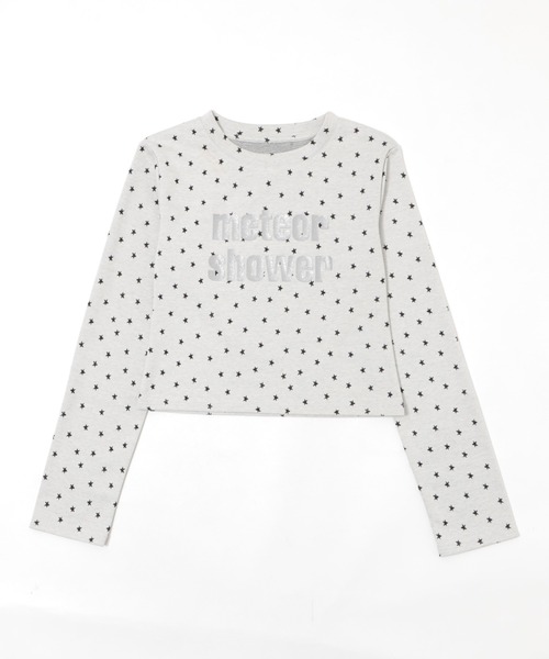 dispark（ディスパーク）の「DISPARK/【25年秋冬新作】スターラメロゴトップ（Tシャツ/カットソー・レディース・グレー/チャコール・FREE）」の13枚目の写真