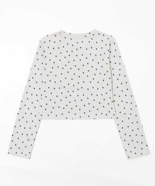 dispark（ディスパーク）の「DISPARK/【25年秋冬新作】スターラメロゴトップ（Tシャツ/カットソー・レディース・グレー/チャコール・FREE）」の14枚目の写真