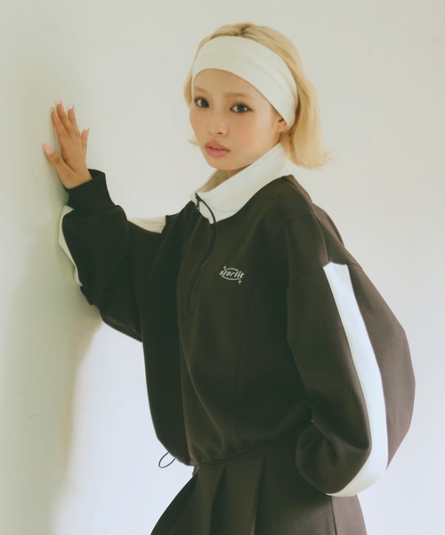 セール】【LTXC】【セット可】ダンボールハーフZIP（スウェット