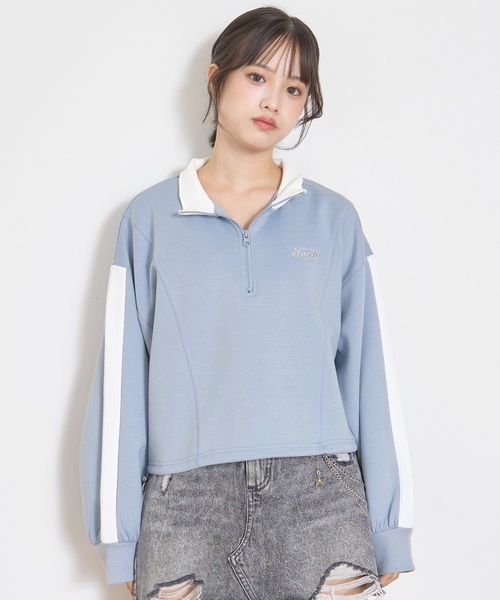 セール】【LTXC】【セット可】ダンボールハーフZIP（スウェット