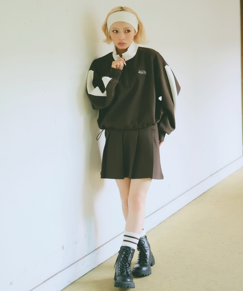 セール】【LTXC】【セット可】ダンボールハーフZIP（スウェット