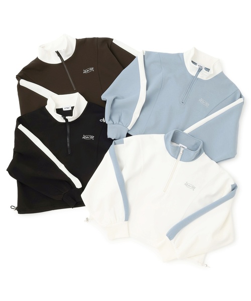 セール】【LTXC】【セット可】ダンボールハーフZIP（スウェット