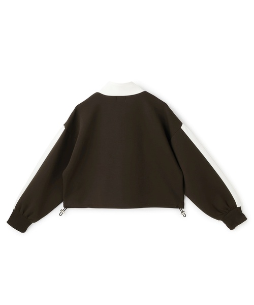 LOVETOXIC（ラブトキシック）の「【LTXC】【セット可】ダンボールハーフZIP（スウェット・キッズ・ブラウン/アイボリー/サックスブルー/ブラック・130cm/M:150cm/S:140cm/L:160cm）」の11枚目の写真