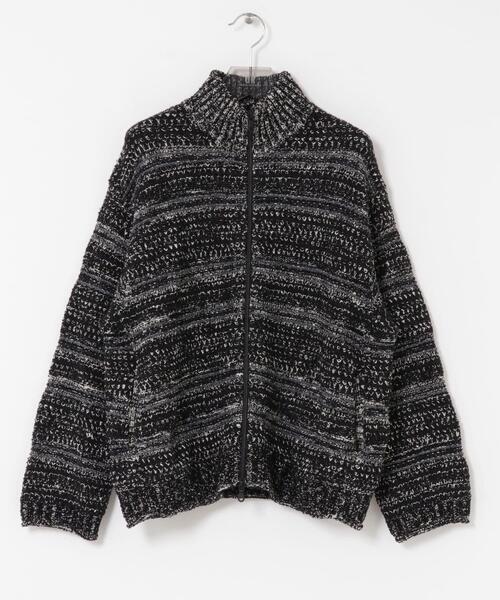 セール】crepuscule Multi Border Mix Drivers（ニット/セーター