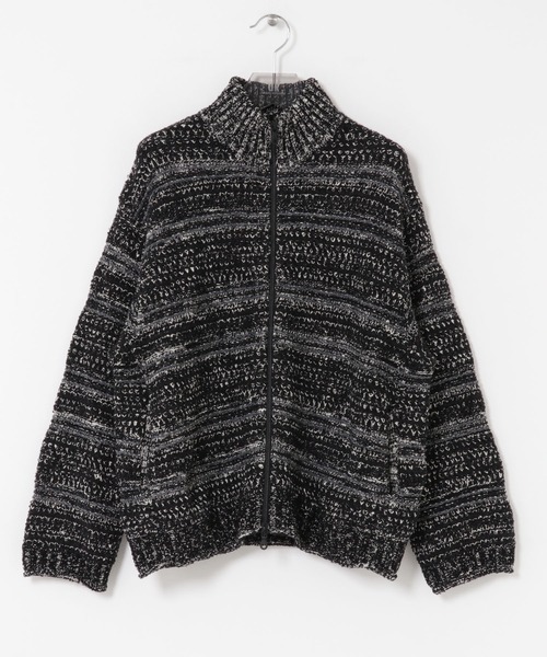 crepuscule Multi Border Mix Drivers（ニット/セーター）｜crepuscule