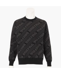 BRIEFING（ブリーフィング）の「【BRIEFING GOLF／ブリーフィングゴルフ】CE MS WR BIAS LOGO CREWNECK KNIT（Tシャツ/カットソー・メンズ）」