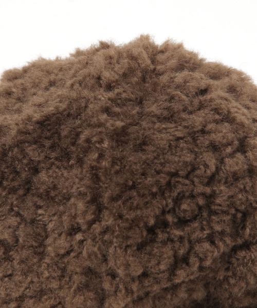 studio CLIP(スタディオクリップ)の「プードルファーワッチ(ニットキャップ/ビーニー・レディース・ナチュラル/チャコール/ブラウン・FREE)」の7枚目の写真